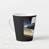 Tasse Latte F. vaisseau spatial orbitant 2 (Angle gauche)