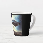 Tasse Latte F. vaisseau spatial orbitant 2 (Angle droit)