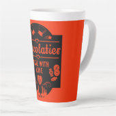 Tasse Latte Fabricant de chocolatier (Angle droit)