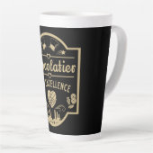 Tasse Latte Fabricant de chocolatier (Angle droit)