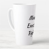 Tasse Latte Fabriqué en latte droite (Angle gauche)