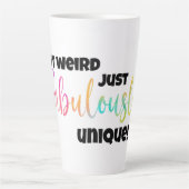 Tasse Latte Fabulement unique pour les amateurs de lattes (Devant)