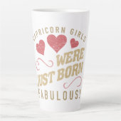 Tasse Latte Fabuleux Capricorne Pour Les Femmes (Devant)