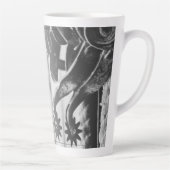 Tasse Latte Faire-part de retraite avec vieilles éperons (Droite)