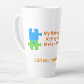 Tasse Latte Faisons une correspondance (Angle gauche)