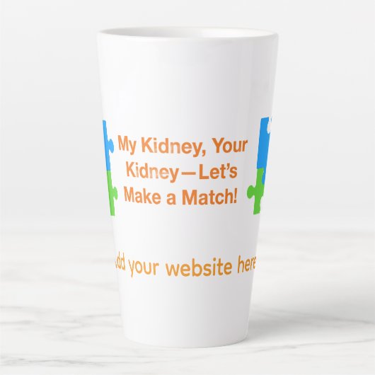 Tasse Latte Faisons une correspondance (Devant)