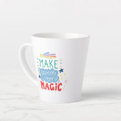 Tasse Latte Faites votre propre magie (Angle gauche)