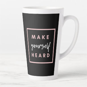 Tasse Latte Faites-vous entendre des coqs