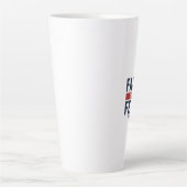 Tasse Latte Faith Over Fear – 2 Timothy 1:7 (Devant)