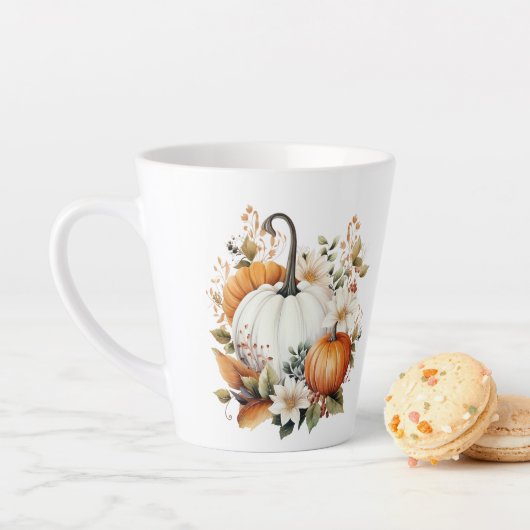 Tasse Latte Fall Pumkins (En situation)