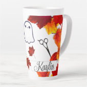 Tasse Latte Fall quitte coiffeur cadeau (Angle droit)