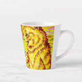 Tasse Latte Famille de chats dans le jardin (Droite)