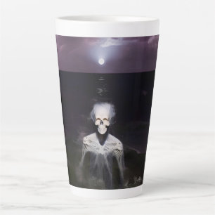 Tasse Latte Fantôme en mer - Peinture à l'huile