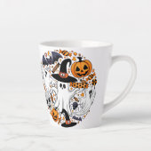 Tasse Latte Fantômes Monstres mignons Éffrayants et Déplaisant (Droite)