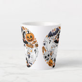 Tasse Latte Fantômes Monstres mignons Éffrayants et Déplaisant (Devant)