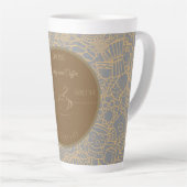 Tasse Latte Fathers Day, Daddy and Coffee,Best Daddy Ever Latt (Angle droit)