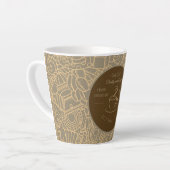 Tasse Latte Fathers Day, Daddy and Coffee,Best Daddy Ever Latt (Angle gauche)