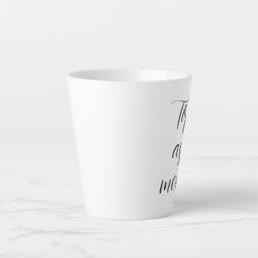 Tasse Latte Fatigué comme mère (Devant)