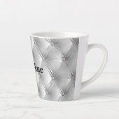 Tasse Latte Faux velours gris doux et chaud (Droite)