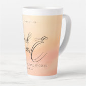 Tasse Latte Faveurs de mariage Nuage 9 Coucher de soleil rêveu (Angle droit)