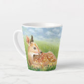 Tasse Latte Fawn in the Grass Nursery small (Angle gauche)