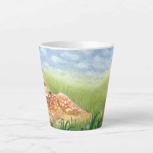 Tasse Latte Fawn in the Grass Nursery small (Devant)