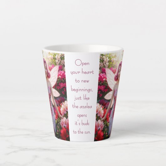 Tasse Latte Fée Azalée (Devant)