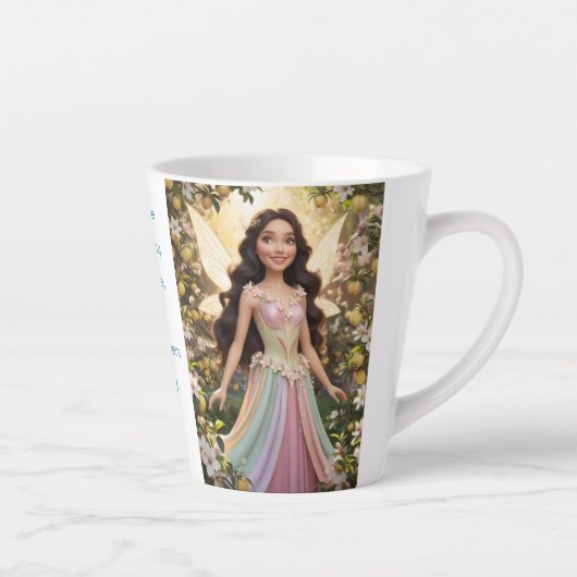 Tasse Latte Fée de la Fleur de Coing (Droite)