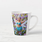 Tasse Latte Fée de la Fleur de Ne m'oubliez pas (Droite)