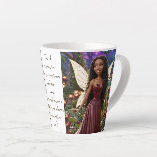 Tasse Latte Fée de l'Hellébore (Angle droit)