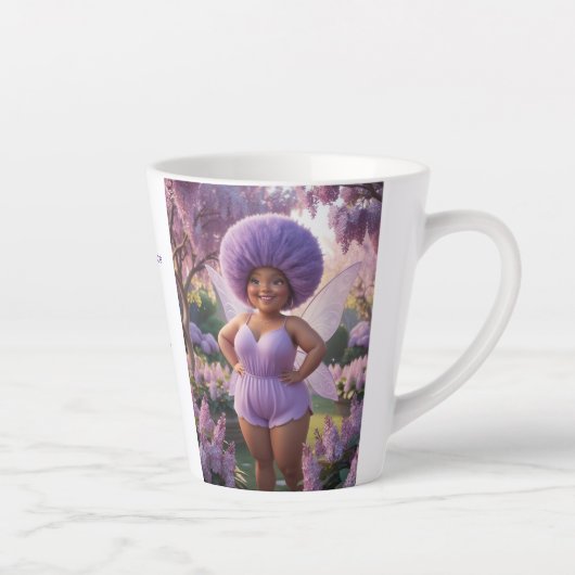 Tasse Latte Fée de lilas (Droite)