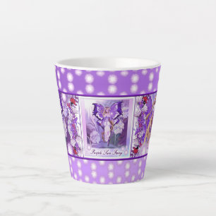 Tasse Latte Fée du soleil pourpre