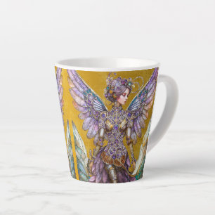 Tasse Latte Fée en sucre précieuse parée de joyaux