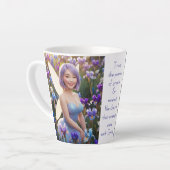 Tasse Latte Fée Iris (Angle gauche)