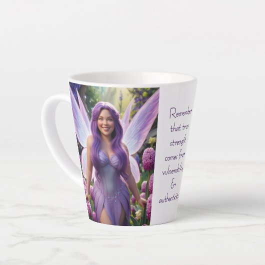 Tasse Latte Fée Jacinthe (Angle gauche)