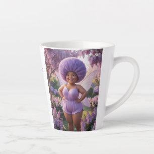 Tasse Latte Fée Lilas