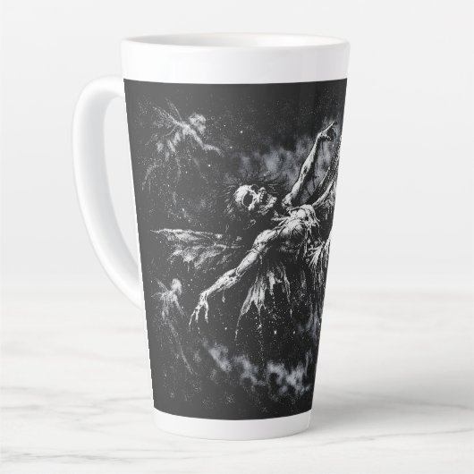 Tasse Latte Fée morte par BurnsInHell (Angle gauche)