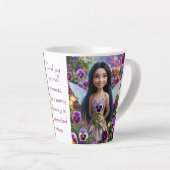 Tasse Latte Fée Pansy (Angle droit)