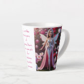 Tasse Latte Fée Pivoine (Angle droit)