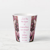 Tasse Latte Fée Pivoine (Devant)
