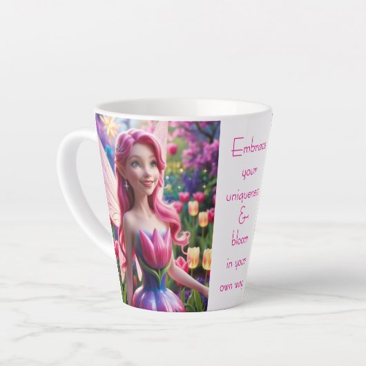 Tasse Latte Fée Tulipe (Angle gauche)