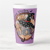 Tasse Latte Feeling Kinda Witchy - Casquette de sorcière Hallo (Devant)