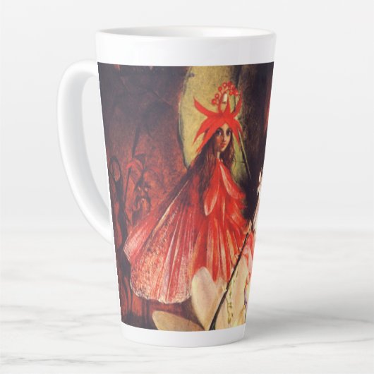 Tasse Latte Fées d'été (Angle gauche)