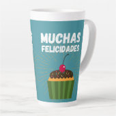 Tasse Latte Félicitations (Angle droit)
