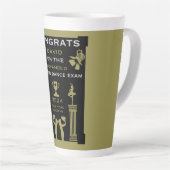 Tasse Latte Félicitations à Modern Dance (Angle droit)