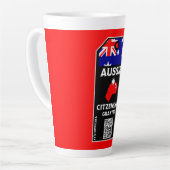 Tasse Latte Félicitations du Parti de la citoyenneté australie (Angle gauche)