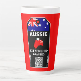 Tasse Latte Félicitations du Parti de la citoyenneté australie