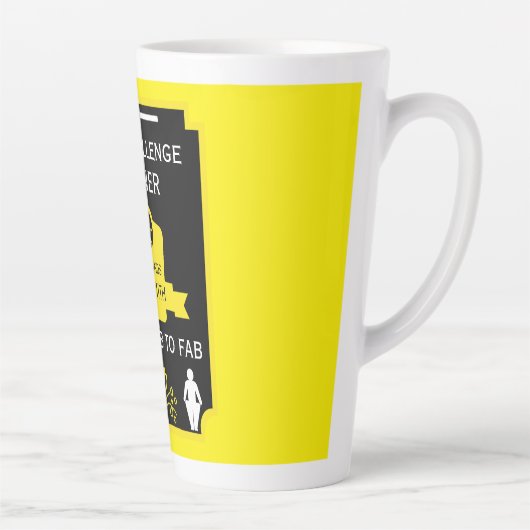 Tasse Latte Félicitations pour perte de poids (Droite)