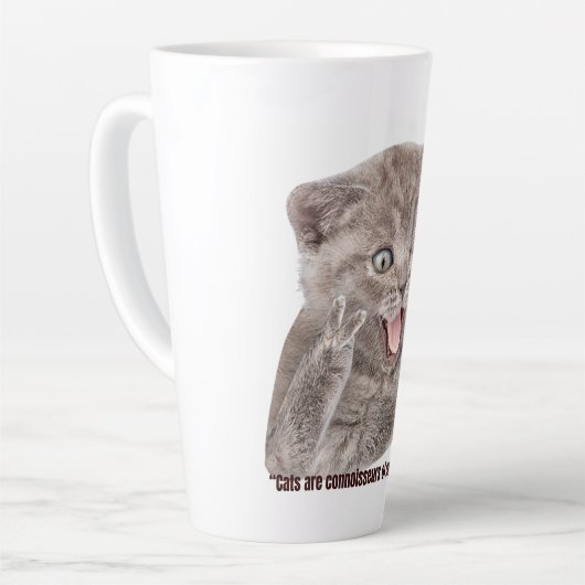 Tasse Latte félin (Angle gauche)