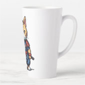 Tasse Latte Feline Samurai Warrior (Droite)